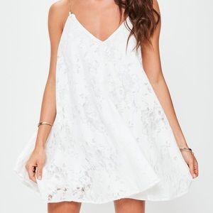 White Gold Chain Dress